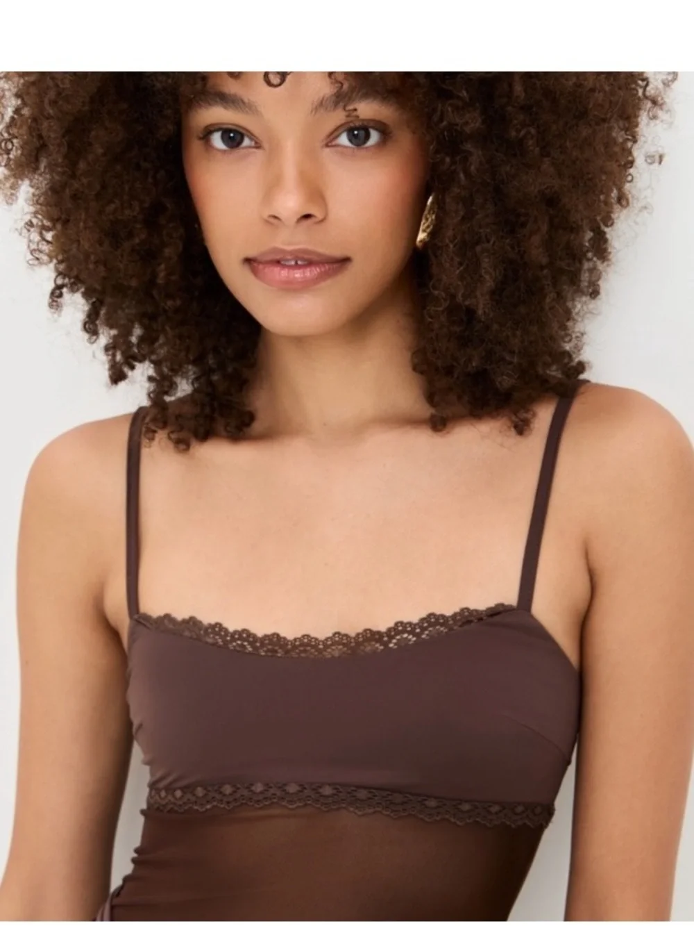 Runaway the Label X REVOLVE Sheer Mesh Drape Maxi Dress S